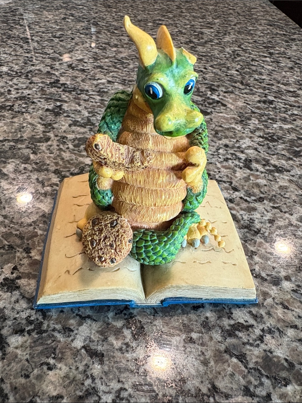 Spangler's Realm "Overweight Again" dragon figurine is a 1997